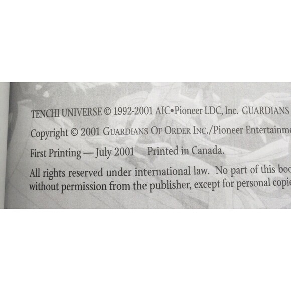 Tenchi Universe by Mark C. MacKinnon (2001, Paperback) Anime Role Play Guide - Picture 6 of 10